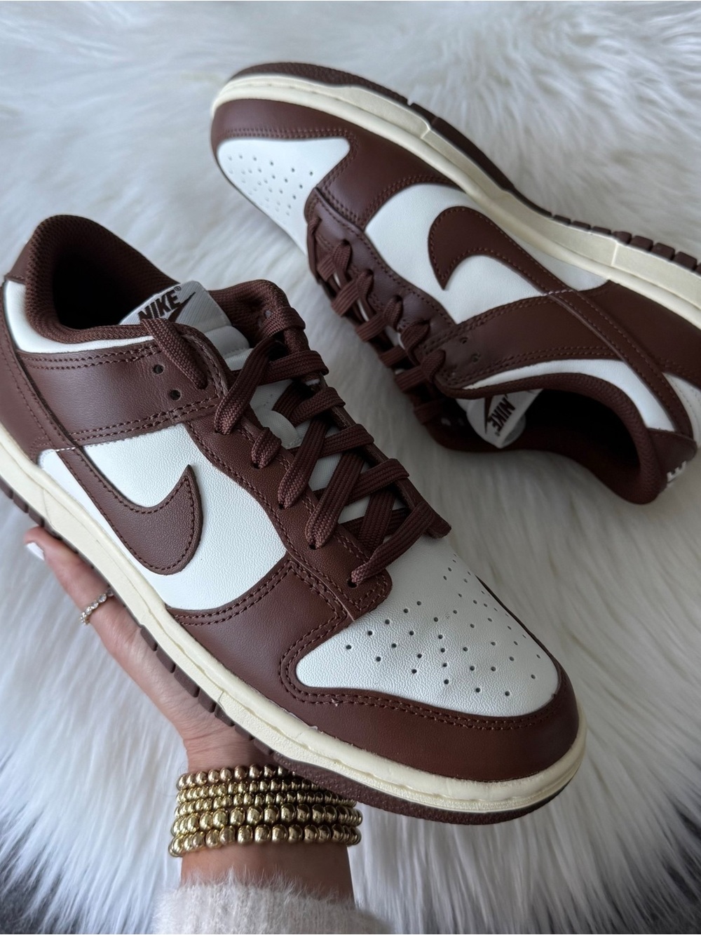 Women’s brown Nike dunk sneakers 8.5